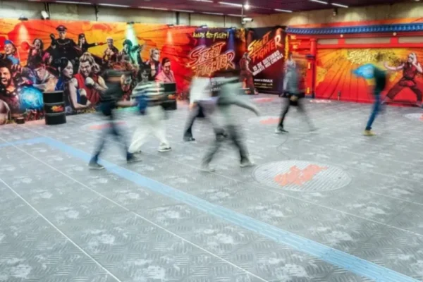 Street Fighter metrô SP